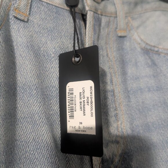 rag & bone | Liquid Miramar Maxi Skirt In Posy - Picture 6 of 12